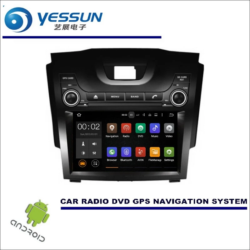 

YESSUN Car Multimedia Navigation For Chevrolet S-10 / D- Max / Colorado / Silverado - CD DVD GPS Player Navi Radio Stereo Screen