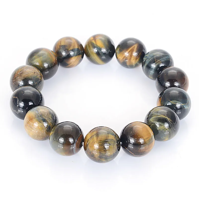 10/12/16 MM Tiger Eye Bracelet Male Natural Blue Tiger Eye Natural Gems