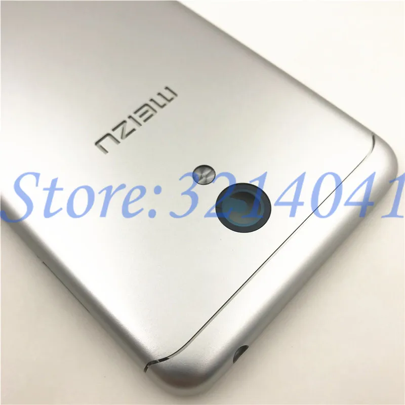 5,2 дюйма для Meizu M6 m6 mini M711H M711Q Металлическая задняя крышка для аккумулятора запасные части чехол+ кнопки объектив камеры+ боковые клавиши