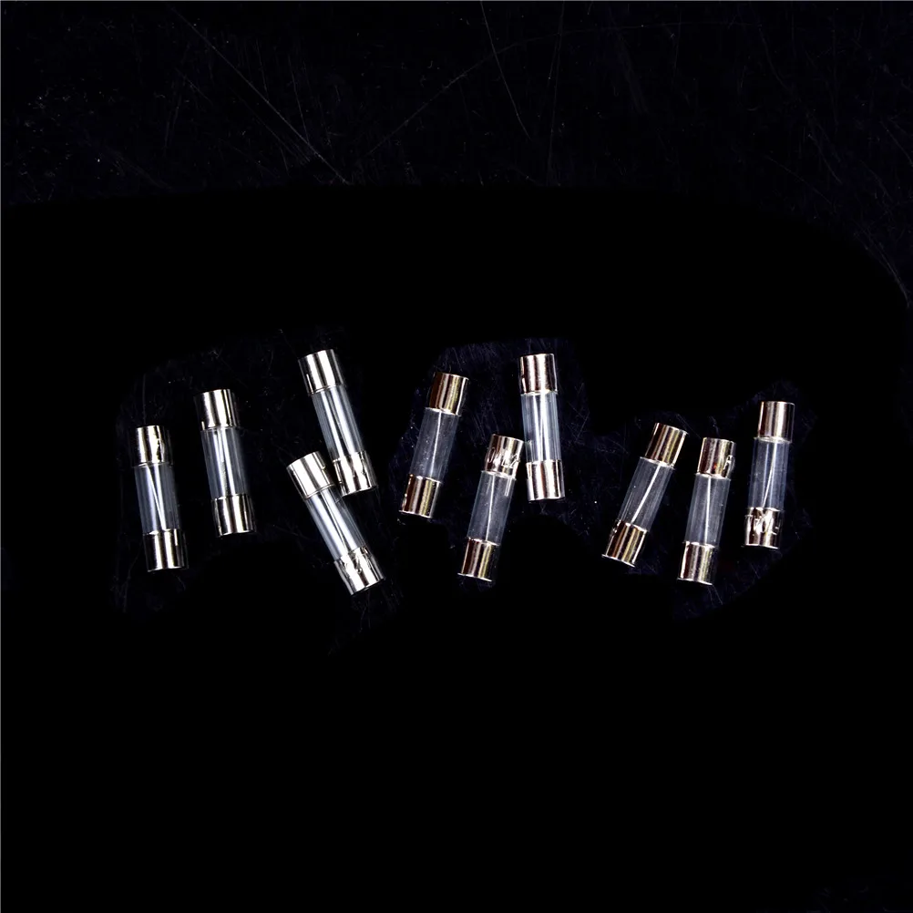 

10Pcs 5x20mm Fast Quick Blow Glass Tube Fuse Assorted Kit Fast Blow Glass Fuses 1A 2A 3A 5A 6A 8A 10A 12A 15A 20A/250V 5*20 mm