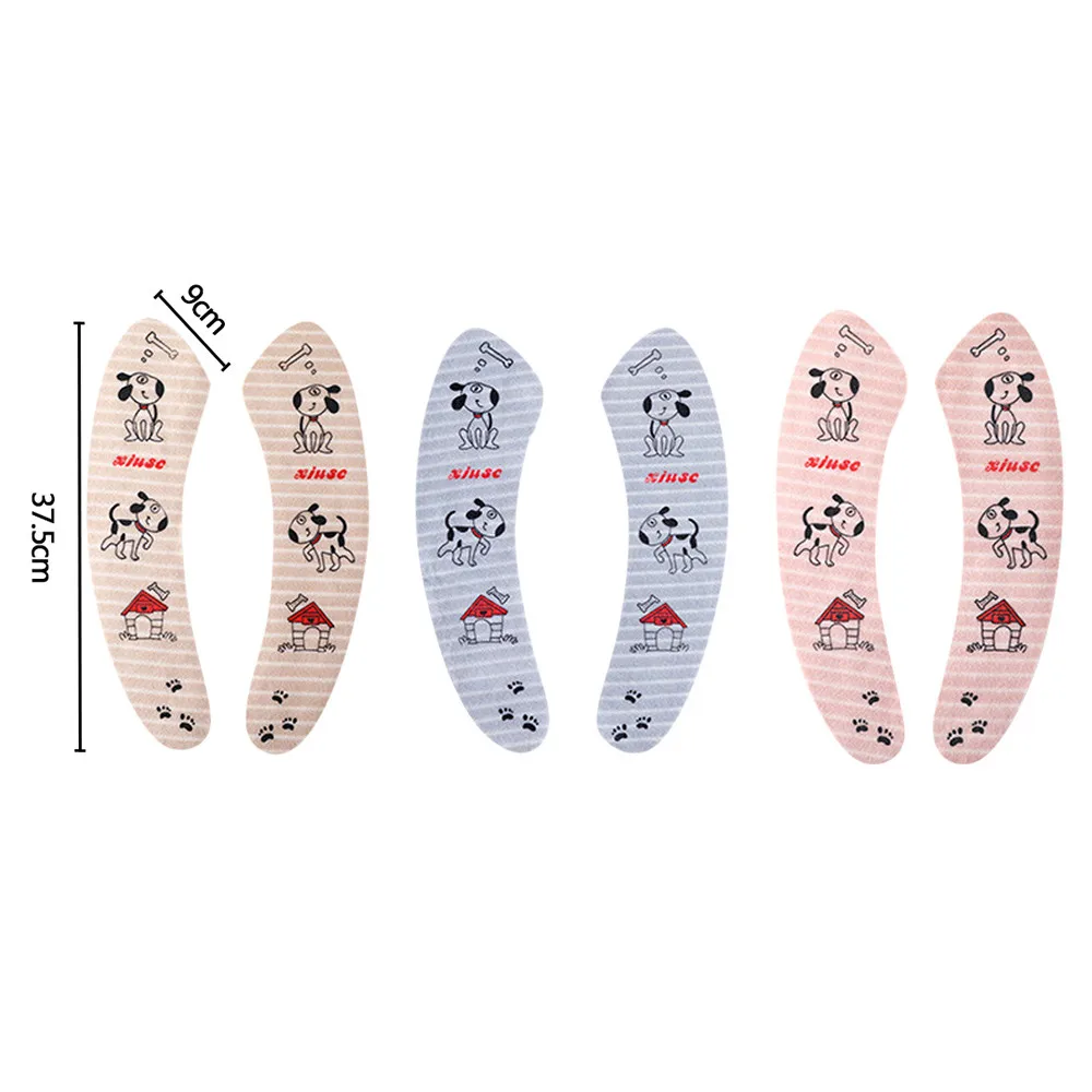 

Cute 3 Pairs 6 pcs Magic Sticker Bath Warmer Wc Closestool Washable Soft Seat Cover Pads 9x37 cm 2018 New Dropshipping K4