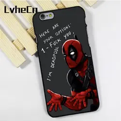 Lvhecn Телефон чехол для iPhone 4 4S 5 5S 5C SE 6 6 S 7 8 Plus x Ipod Touch 4 5 6 DIY супергерой Дэдпул ваши варианты