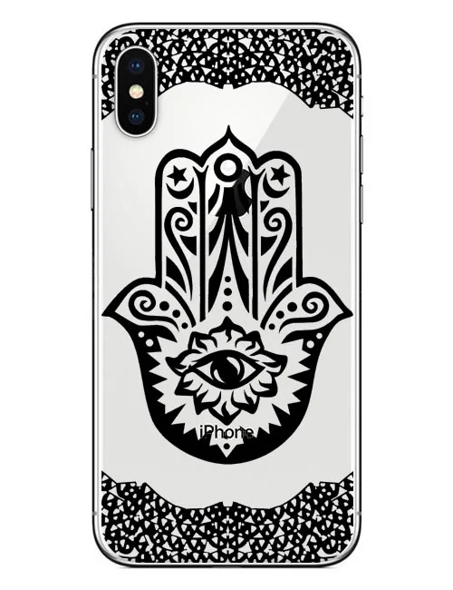 Мягкий силиконовый чехол для iPhone SE 5 5S 6S 6Plus 7 7Plus 8 8Plus роскошный с кружевным цветком