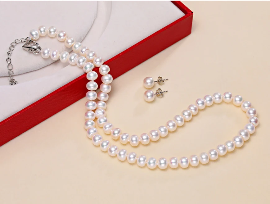 DAIMI жемчужные Ювелирные наборы ожерелье серьги жемчужные наборы для женщин вечерние ювелирные изделия Свадебные украшения