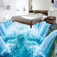 Украшение дома 3D водопад гостиная пол Фреска водостойкая напольная Фреска живопись самоклеящаяся 3D Пол