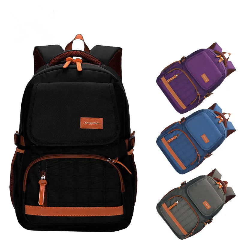 Высококачественные школьные сумки для мальчиков, рюкзак для колледжа, водонепроницаемая сумка для ноутбука, мужские дорожные сумки, школьный рюкзак, подарок на день рождения - Цвет: black