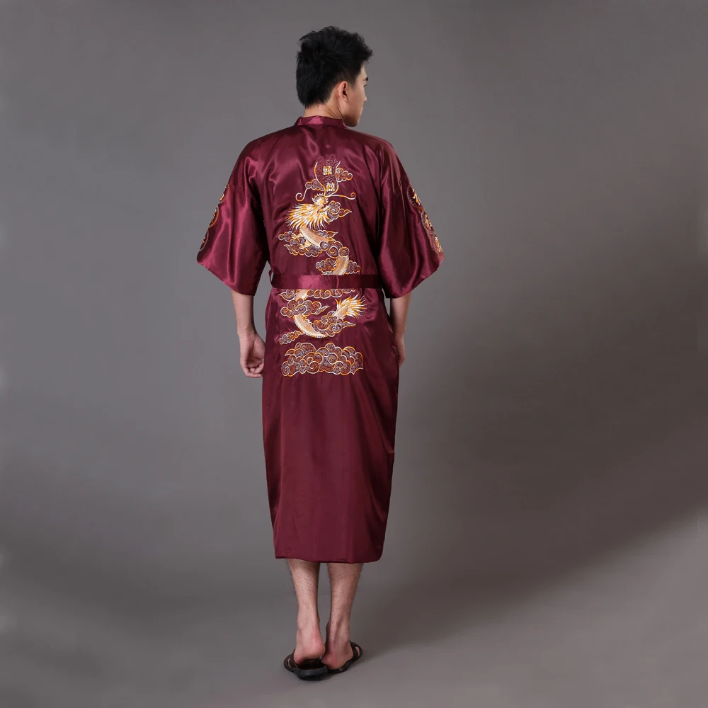 Mens Kimono Robe | Long Cotton Kimono | Kimono | Mens Kimono