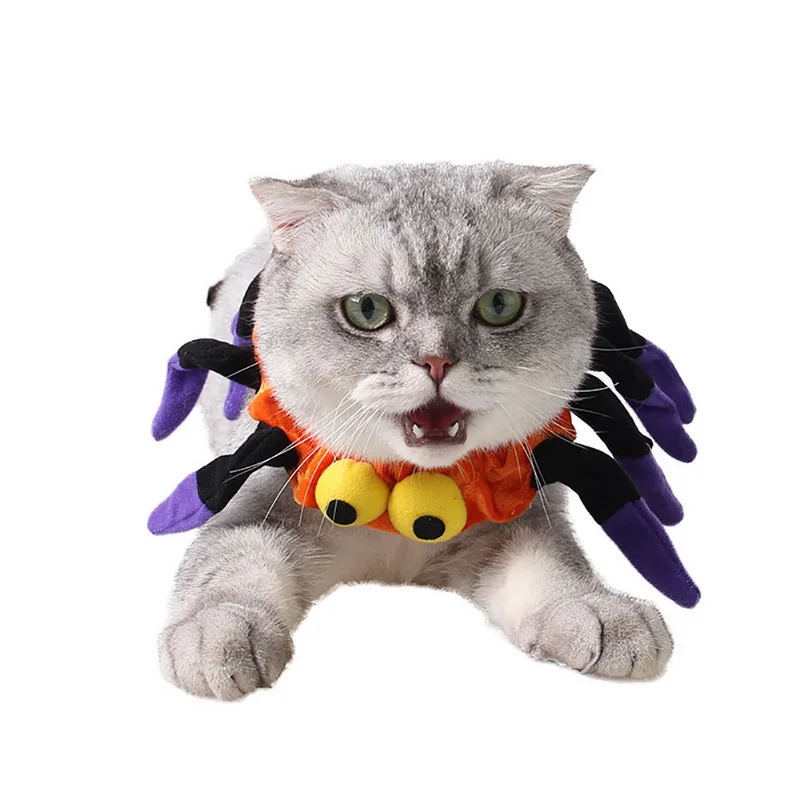 Hoomall 1 шт. Забавный милый костюм для питомца Косплей Воротник-паук кошки собаки