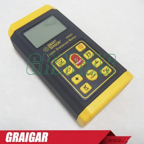 

Smart Sensor AR861 Laser Range Finder, Laser Distance Meter Measure 0.3-60m