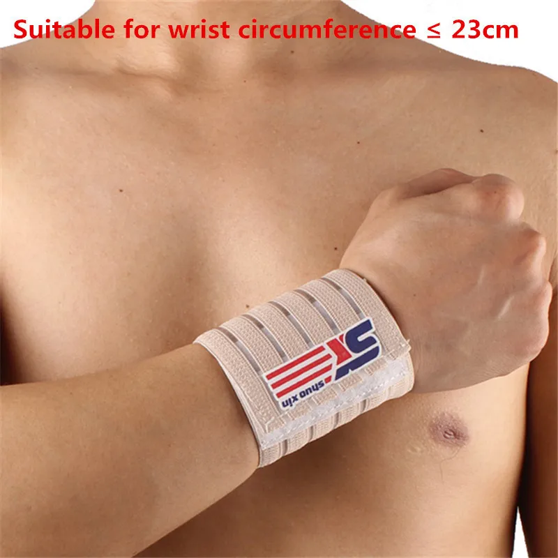 

Adjustable Elastic Wrist Support Brace Brand Professional Sports Protection Wrist Fitness Training Safety Wraps Bandage Q1079CM