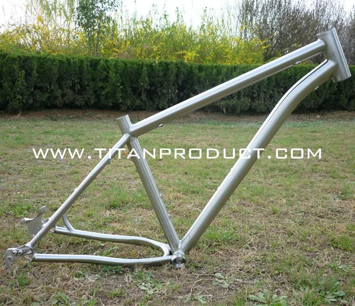 Cheap 3AL/2.5V Ti Alloy Titanium Snow Bike Frame with internal cable routing 0 Cheap 3AL/2.5V Ti Alloy Titanium Snow Bike Frame with internal cable routing 0