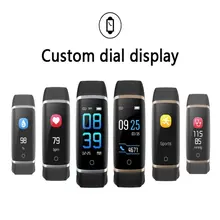 Пользовательский циферблат разноцветный браслет монитор сердечного ритма монитор сна смарт-Браслет информация push смарт-браслет pk mi band 2