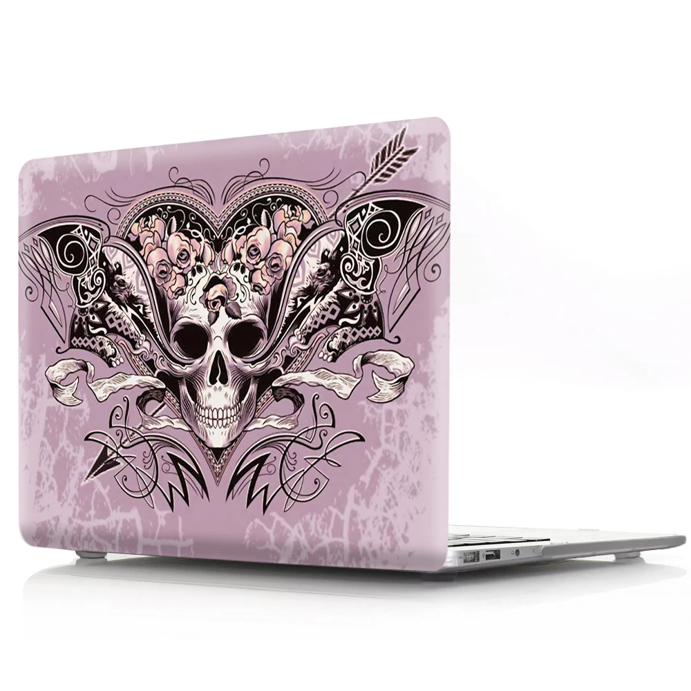 Новый Череп для MacBook Pro 13 15 чехол ноутбука A1278 A1286 CD ROM Мультфильм Хэллоуин Жесткий