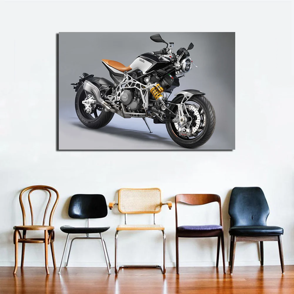 Bimota Tesi 3D RaceCafe Super Motorcycle Poster Wall Art Pictures For Living Room Canvas Paintings for Home Decor |