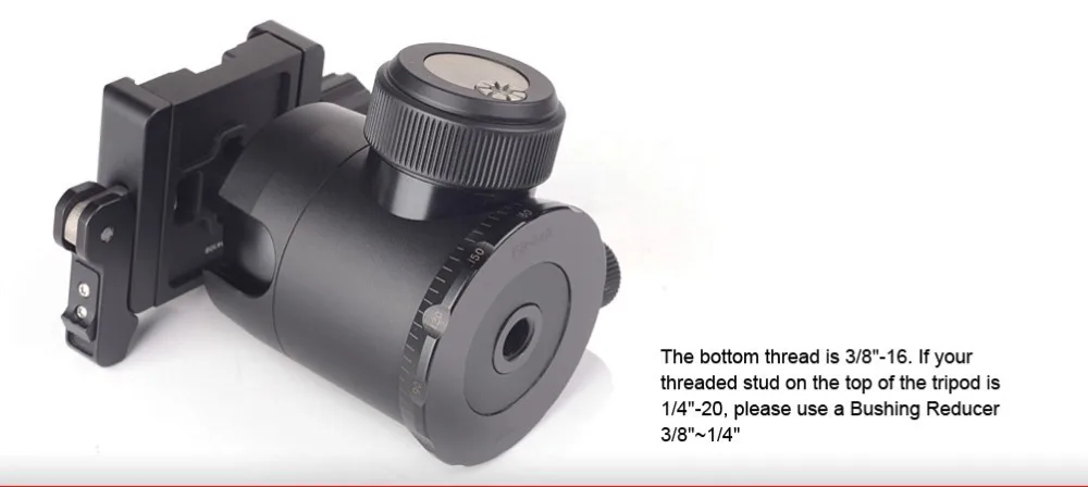 SUNWAYFOTO FB-36IIDL Штативная головка для DSLR камеры Трипод шариковая головка Профессиональный алюминиевый монопод панорамный штатив шаровая Головка