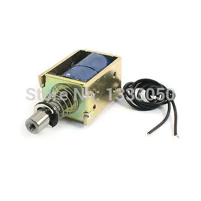 

0.9lb Spring Plunger Push Pull Linear Electromagnet Solenoid DC 12V 0.3A