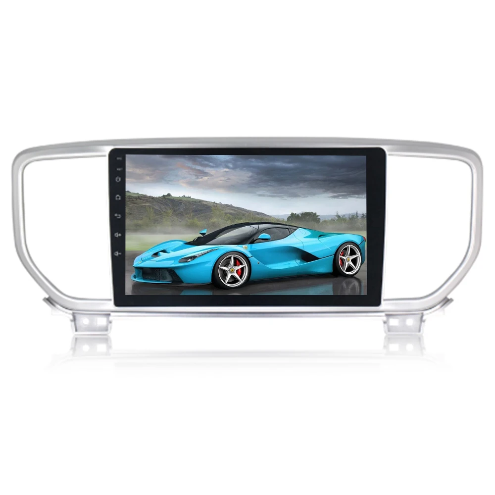 Sale Sinosmart  Android 8.1 2Din IPS/QLED 2.5D screen car gps radio navigation player for Kia Sportage QL/R/KX5 2010-2019 5