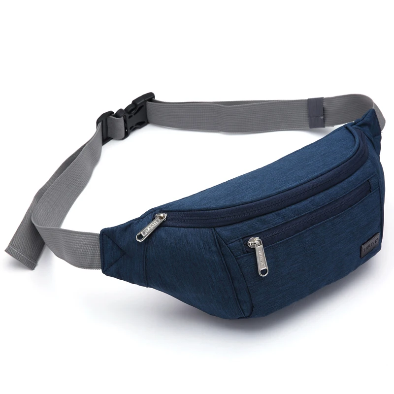

Wholesale 2pcs Fashion Waist Pack New Waist Bag For Men Purse Phone Belt Bag Travel Waist Bag Case For Mobile Phone Bum Hip Bag