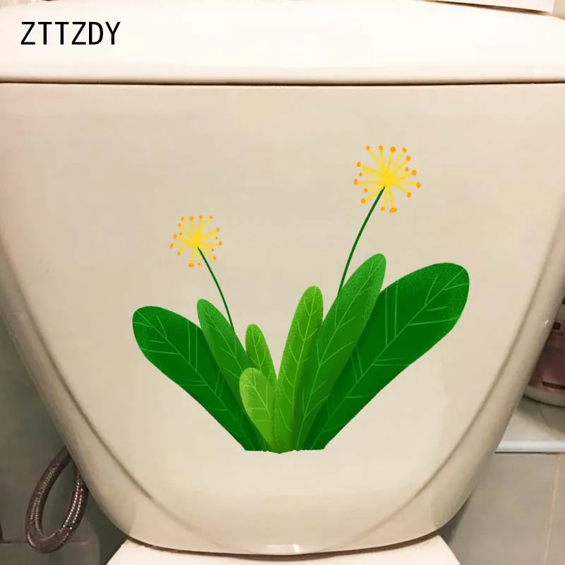 ZTTZDY 22*20 см ручная роспись красивое растение зеленая трава наклейка на стену в