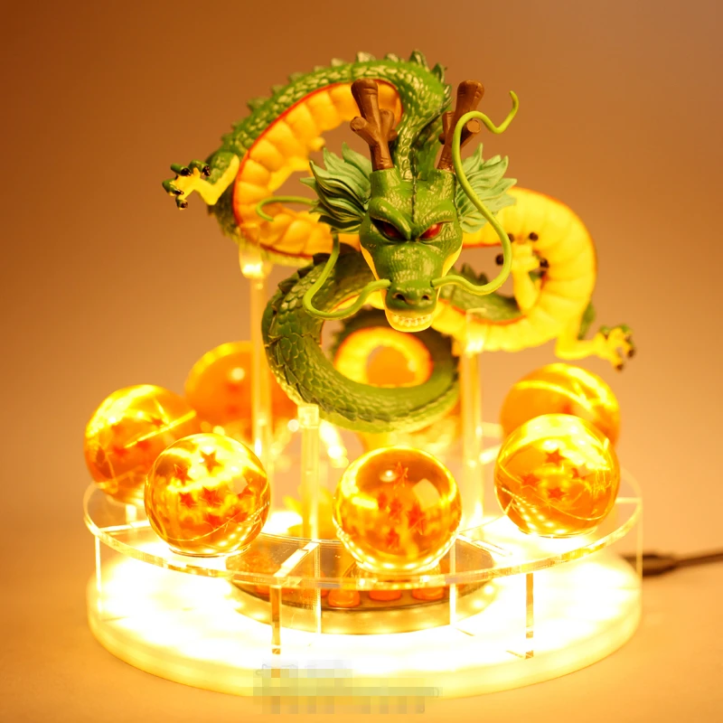 

Creative DIY LED Dragon Ball Z Spirit Bomb Table Light Son Goku Broly Night Lights Room Table Lamp Crystal Ball Decoration Lamps