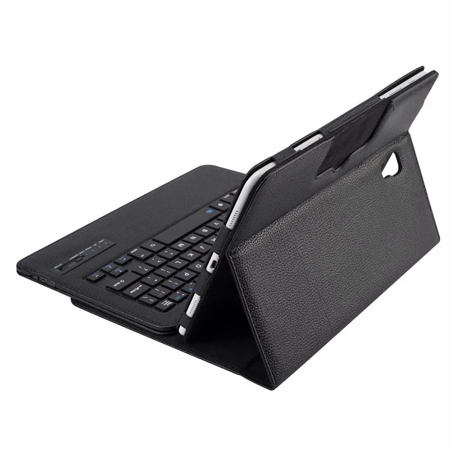 Bluetooth Keyboard PU Leather Case for Samsung Galaxy Tab A A2 10.5'' T590 T595 Removable Wireless Keyboard Tablet Stand Cover (9)