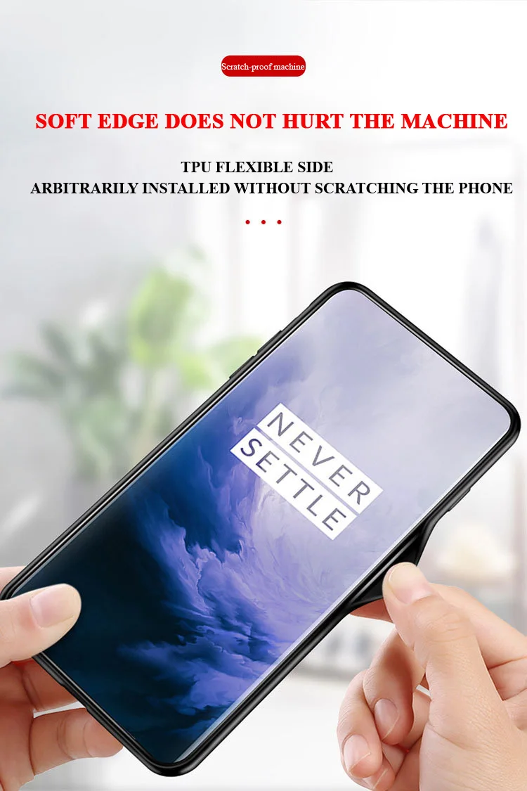 Стеклянный чехол Tsimak для Oneplus 7 Pro one plus 7 1+ 7 Pro, чехол-бампер, противоударный чехол из закаленного стекла для телефона