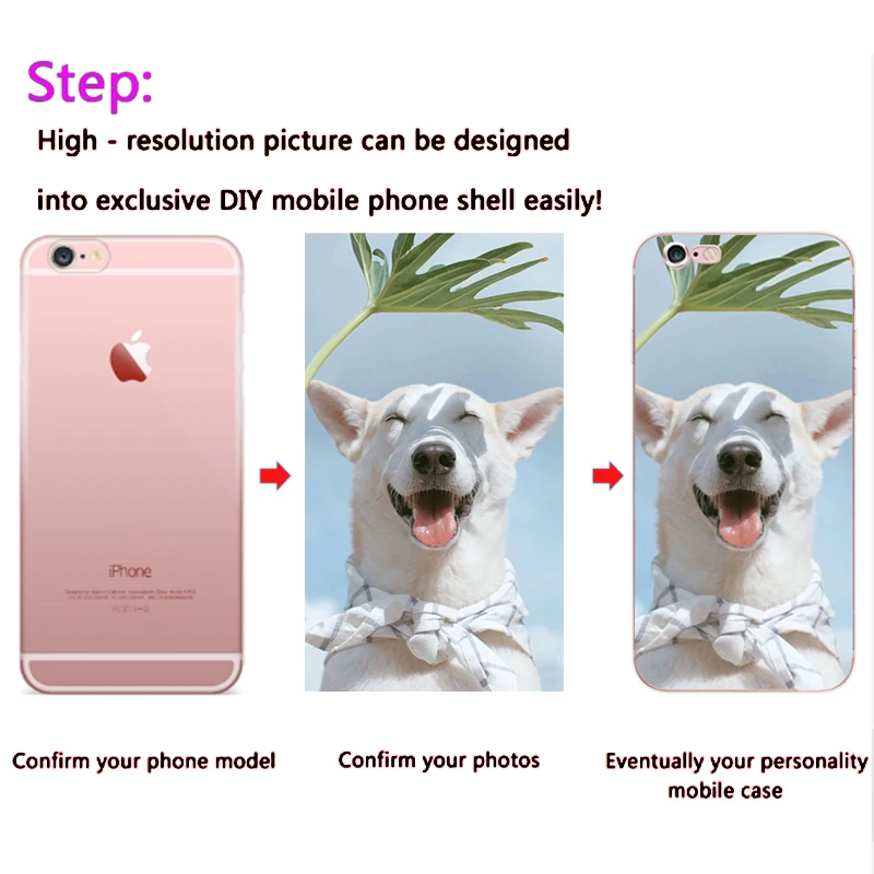 

whankcstorn Unique Personalized Customized DIY case transparent clear soft case cover for iPhone SE X 8 7 6s Plus 5s 6 XS MAX XR