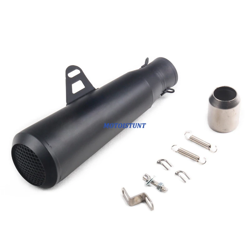 420mm Universal Motorcycle Exhaust Escpe Modified Muffler With Laser Moto Tail Pipe For Kawasaki ER6N Ninja650 CBR500 S1000RR R1 - Image 5