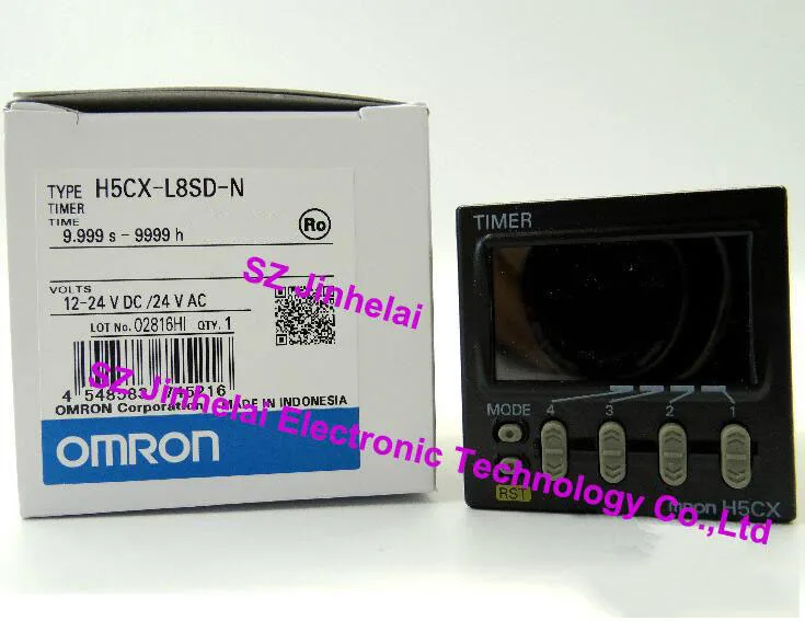 

100% New and original H5CX-L8SD-N OMRON Time relay 12-24VAC/24VDC Digital timer