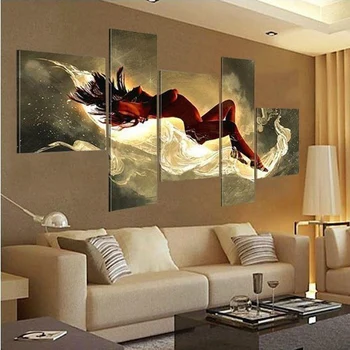 

Sleeping Beauty 5 Screen Gift Hand Painted Pop Canvas Modern Decorative Portfolio Abstract Art Dance Beautiful Oil Paintings
