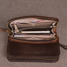Винтажная Сумка конверт из натуральной коровьей кожи роскошные