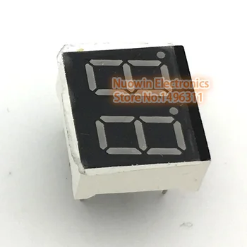 

10pcs 7 segment common Cathode 2 Bit digital Tube 0.36" 0.36in. Red LED Display 7 segmentos LED Digital tube