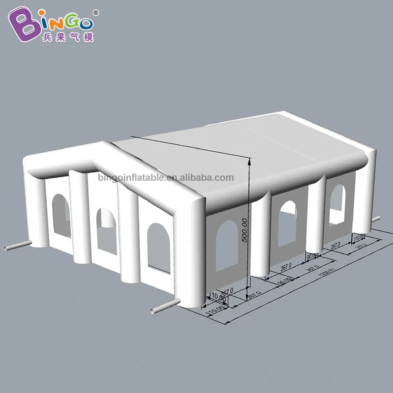 EXQUSITE CRAFT 12x10x5 м многофункциональная надувная гигантская белая палатка квадратная