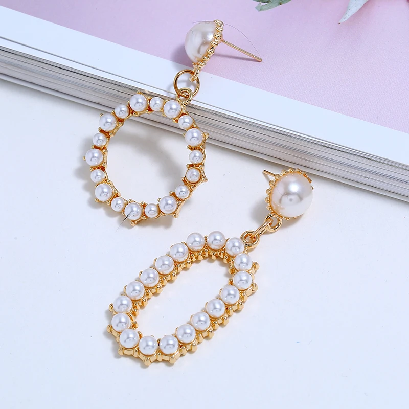 Pearl Dangle Earrings (4)