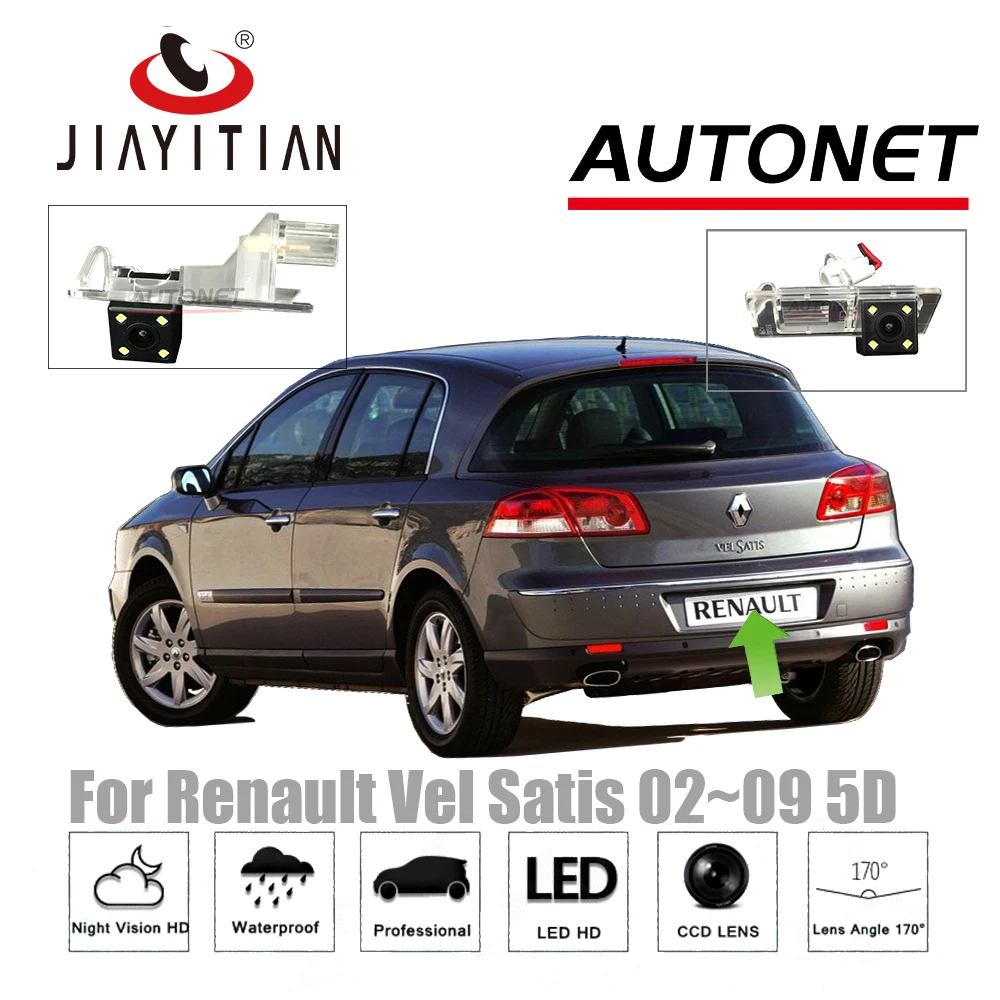 

JIAYITIAN rear view camera For Renault Vel Satis 2002~2009 5D hatch CCD Night Vision/License Plate Camera/Reverse Camera backup