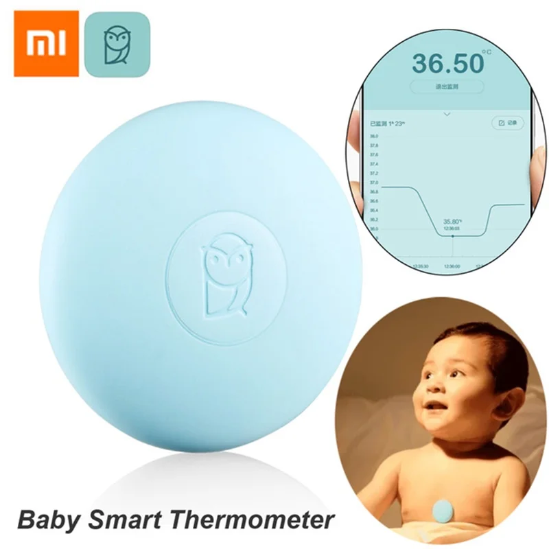 

Xiaomi Miaomiaoce Digital Baby Smart Thermometer Clinical Thermometer Accrate Measurement Constant Monitor High-Temprature Alarm