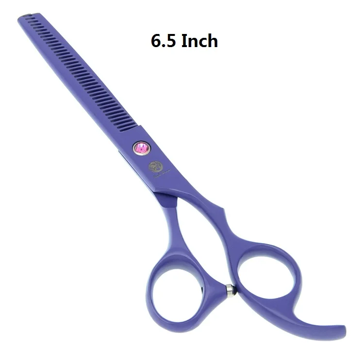 LZS0360 Thinning Фиолетовый дракон 7," профессиональные ножницы для домашних животных для ухода за собакой японский 440c животных прямые и истончение и изогнутые ножницы LZS0377 - Цвет: LZS0360 Thinning