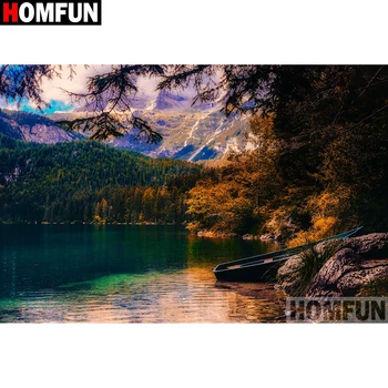 

HOMFUN Full Square/Round Drill 5D DIY Diamond Painting "Landscape map" Embroidery Cross Stitch 5D Home Decor A15727