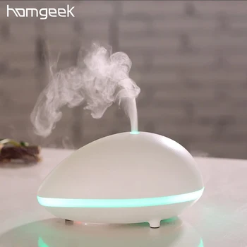

Homgeek 150ml Aroma Essential Oil Diffuser Ultrasonic Air Humidifier Mist Maker with 7 Colors LED Light for Home Office