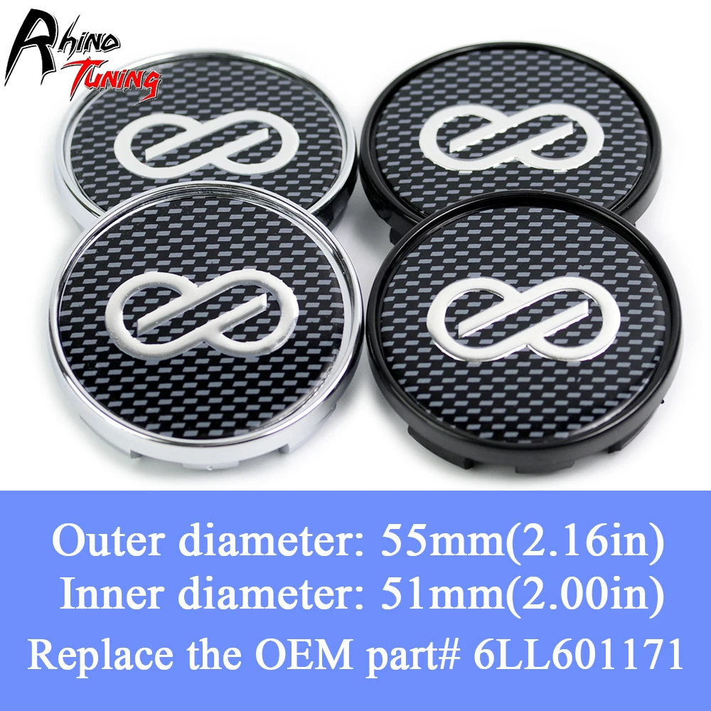 

4pcs 55mm 51mm Enkei Emblem Car Wheel Center Caps For Ibiza Exeo Toledo Auto Rim Hub Cap Cover Accessories