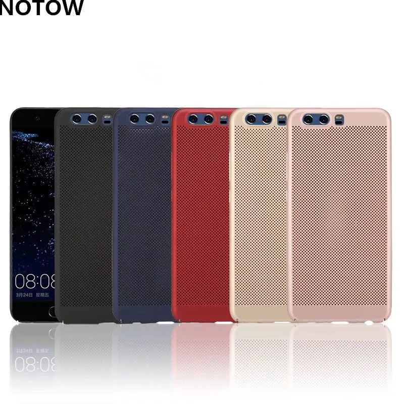 

NOTOW NEW PC Hard shell Ultru-Thin honeycomb back cover heat sink cooling case For Huawei P10