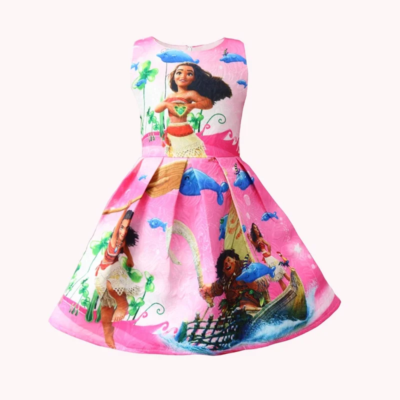 

Moana Dress Princess Cosplay Costume for Children Vaiana Mori dress Costume for 2018 New Halloween Costumes for Kids Girls Gifts