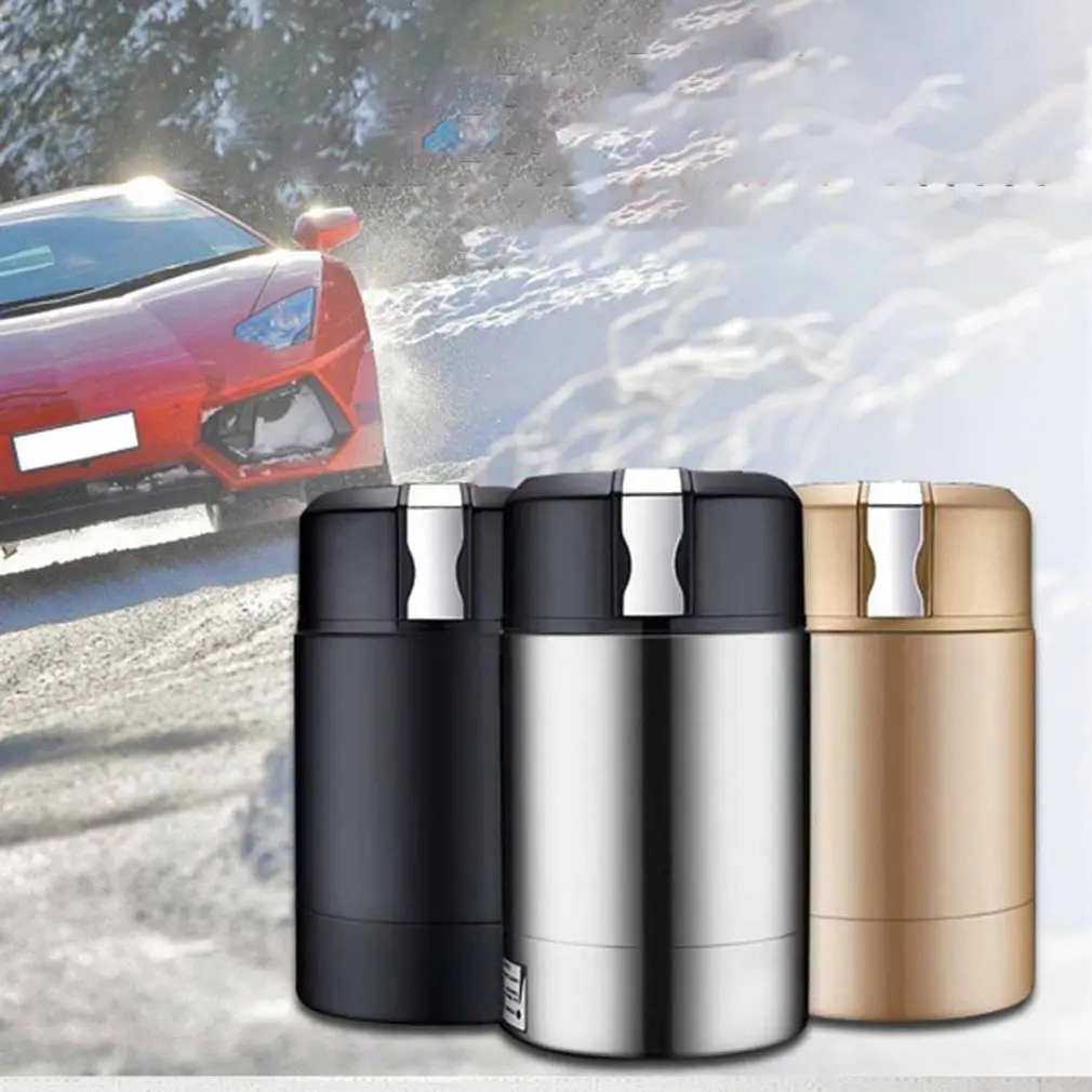 

1100ML Auto Car Heating Kettle Stainless Vacuum Cup Heat Preservation Car Boiling Electric Kettle 12V/24V Car Heating Cup