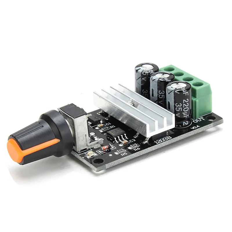1 шт. Новый PWM контроллер скорости двигателя постоянного тока модуль переключателя скорости 6 в/12 В/24 В/28 в 3A 1203B