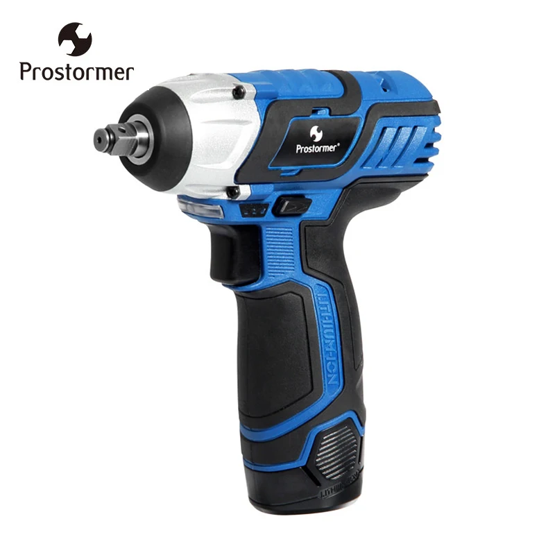 

Prostormer 12V DC Cordless Electric Wrench 2400rpm Rechargeable Electrical Wrench Batterie Cordless Wrench Power Home Tools