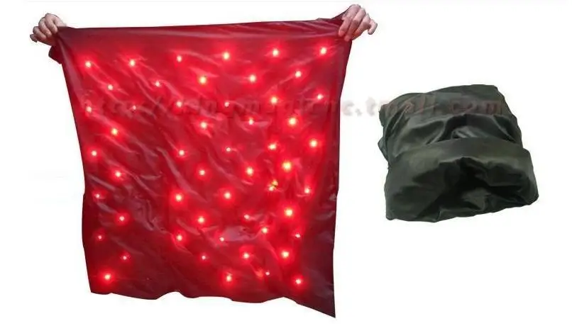 Blendo Bag With RED Lights - Stage Magic Trick,Accessories,Fire,Mentalism,Close Up Magic,Comedy.Gimmick,Illusions solar flame torch light garden decoration outdoor waterproof flickering torch light landscape solar path lighting fire lights