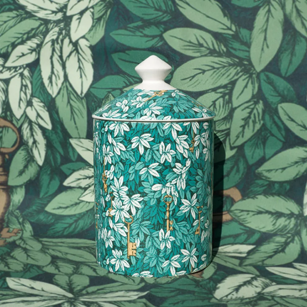 مزدوجة الجانب Fornasetti حوامل شموع الشمعدانات المنزل الديكور رائعة السيراميك جرة كوب زهرة ترتيب زهرة الأواني