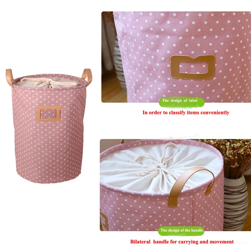 Складная Прачечная корзина для хранения ёмкость для хранения грязной одежды сумка для белья корзина Детские игрушки органайзер для малышей Домашняя корзина для хранения
