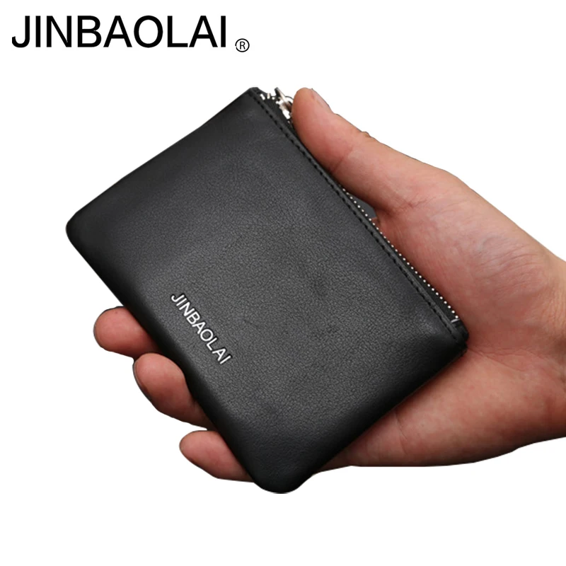 

One piece wallet leather purse quality guarantee simple credit card holder coin pocket black fashion wallet small male money bag