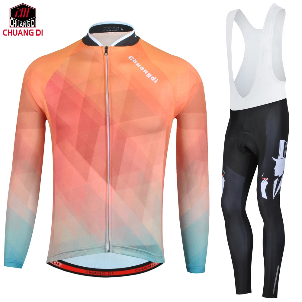 

ZM Long Sleeve chuangdi Riding Jerseys/cycling wear Ropa Ciclismo MTB Racing bike Sportswear 9 Style Riding Clothing